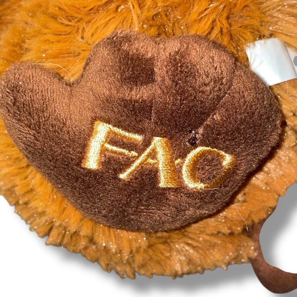 FAO Schwarz Hanging Monkey Orangutan Plush Toys R Us 18" Nursery Shower Gift - Picture 6 of 13